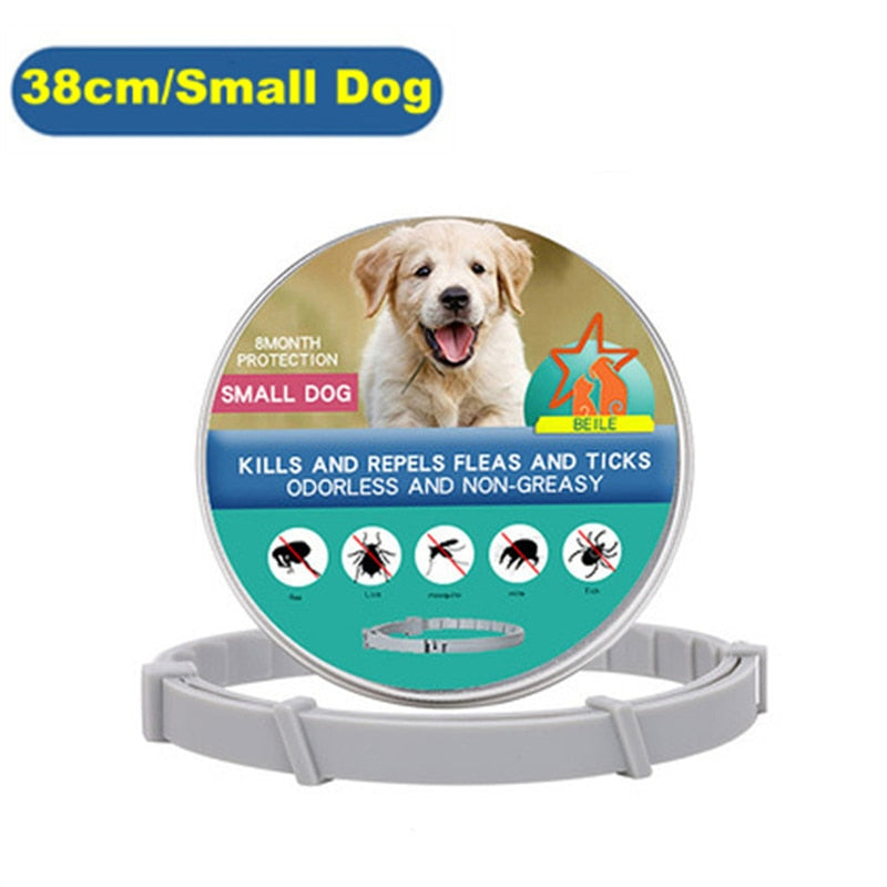 VIP Pet Cat Dog Flea and Tick Remover Collar Adjustable Repellent