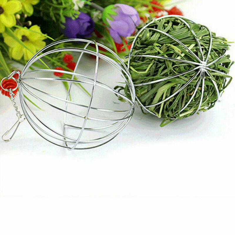 Stainless Steel Round Sphere Feed Dispenser Hanging Hay Ball