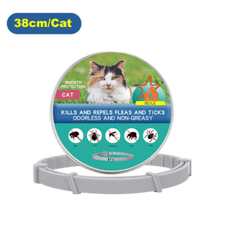 VIP Pet Cat Dog Flea and Tick Remover Collar Adjustable Repellent