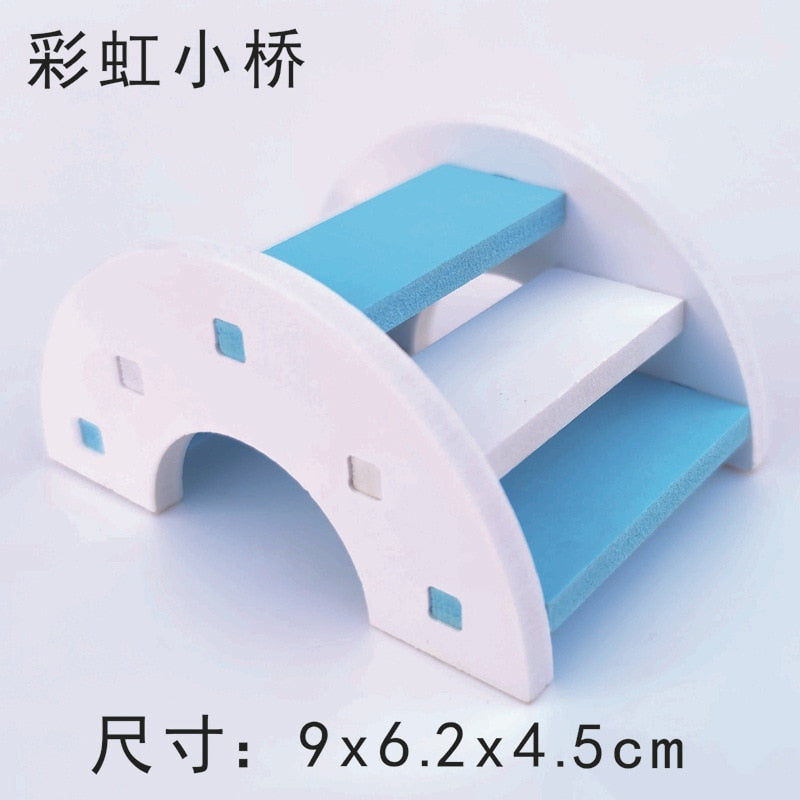Rodent House And Climbing Accessories(Suitable for all cages)