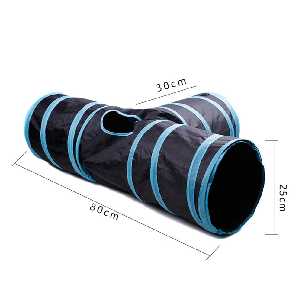 Cats Fold-able Tunnel Interactive Fun Toy