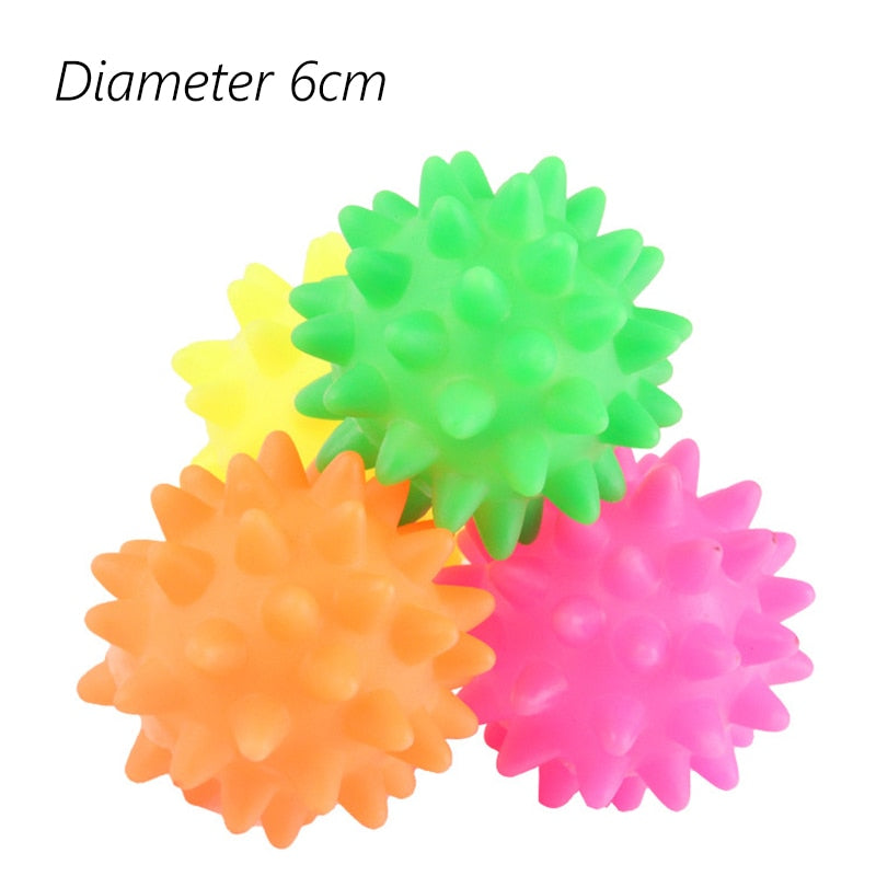 Squeaky Dog Ball made with Rubber a Fun Chew For Puppies too