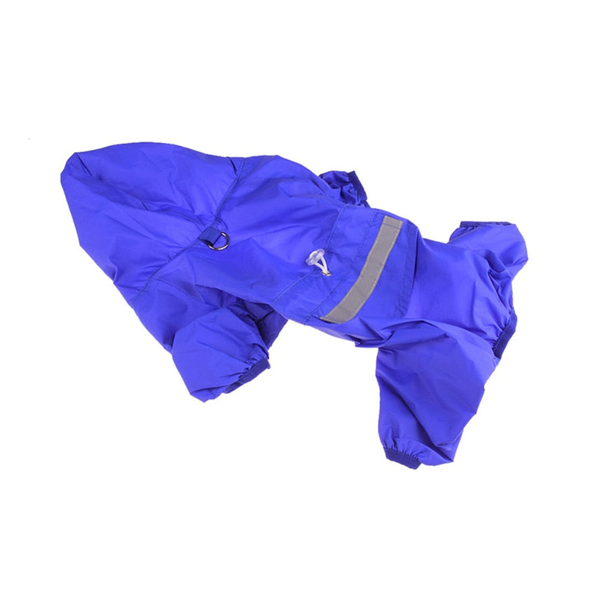 Dog Rain Coat Waterproof Jacket for Outdoor Rain Wear with Hood