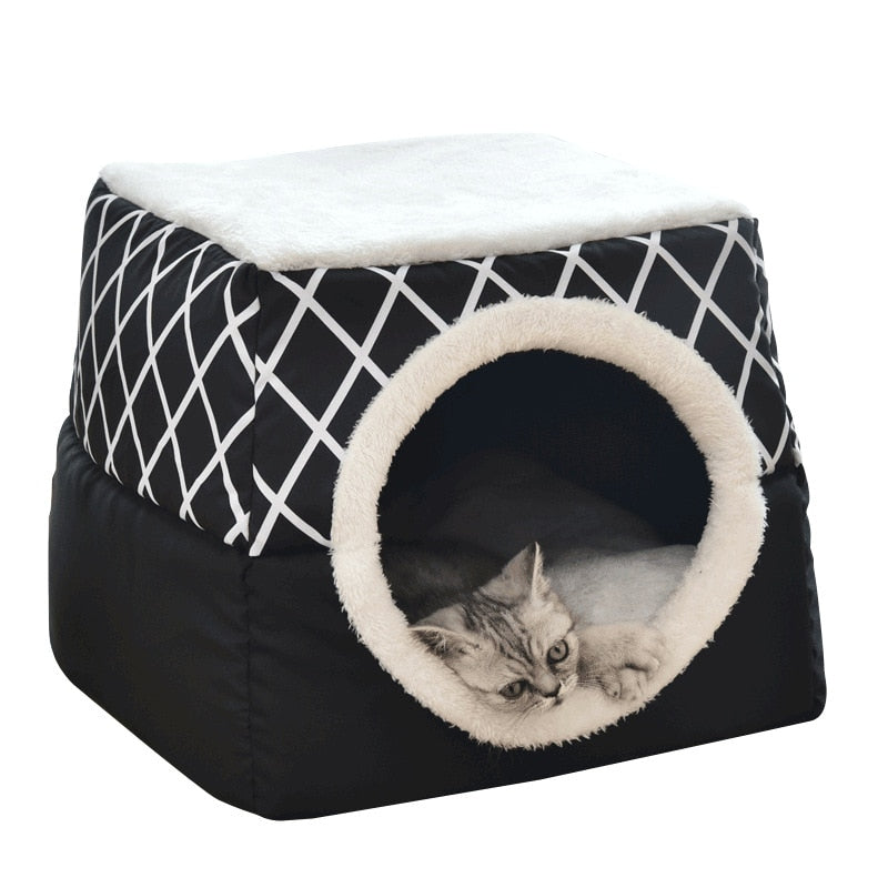 Soft House Bed for Dogs Cats & Small Animals