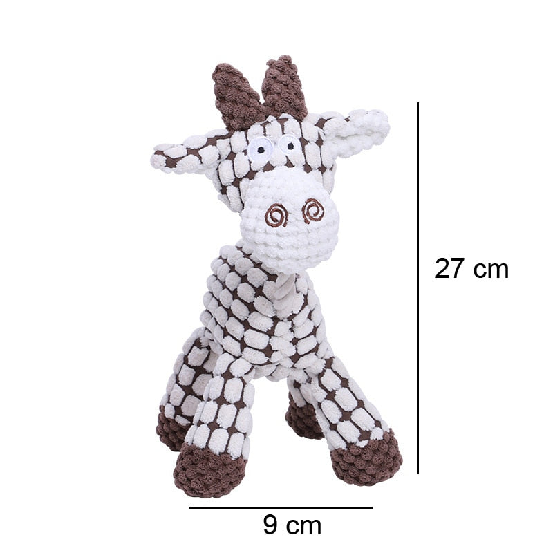 Funny Toy Animal Chews For Dogs and Puppies with Squeaker