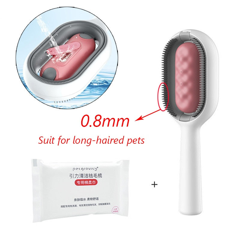 Double Sided Hair Removal Brushes for Cats & Dogs Grooming Comb