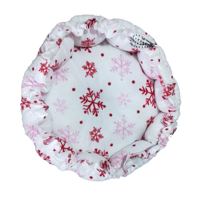 Round Cat Bed Cushion Warm Washable Sofa Soft for Sleeping