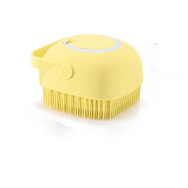 Dog/Cat Bath Massage Brush with Soft Safe Silicone