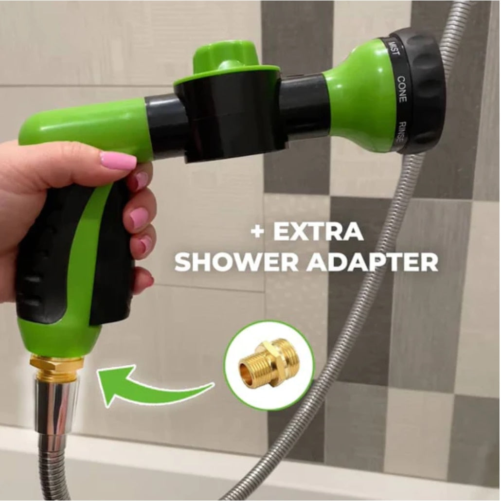 High-pressure Sprayer Nozzle Hose dog shower Gun 3 Mode Adjustable Water Foam Soap Sprayer