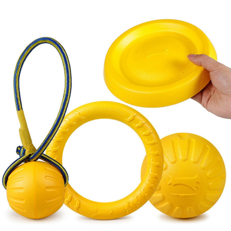 Flying Discs Ring Puller Toys Dogs Bite Resistant Chew Ball