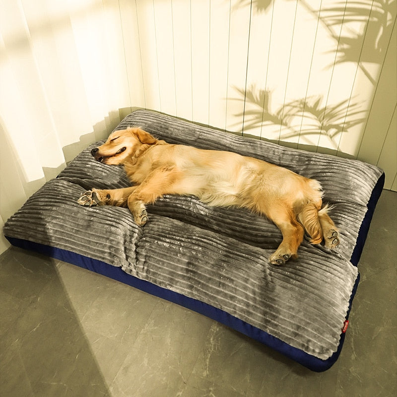 Large Dog Soft And Comfy Flat Bed(Removeable and washable cover)