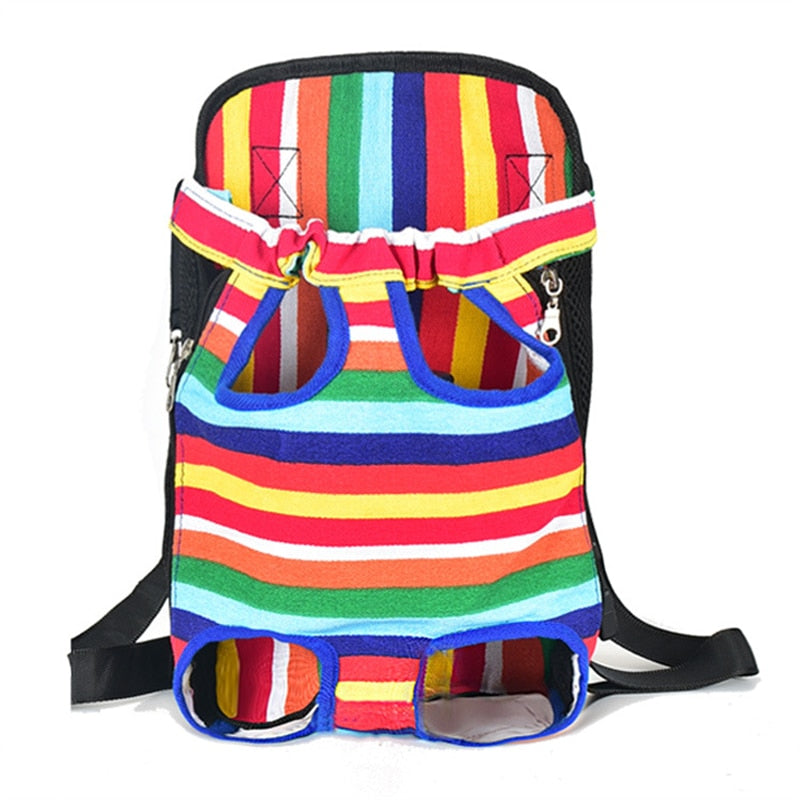 Dog Carrier Backpack Mesh Breathable Shoulder Handle Straps