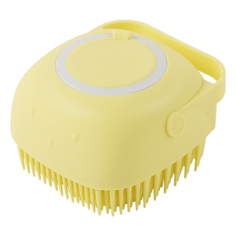 Dog/Cat Bath Massage Brush with Soft Safe Silicone