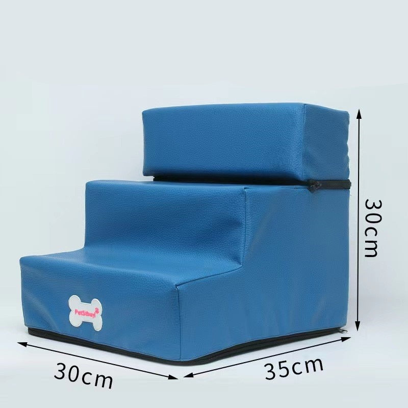Dog Stairs 3 Steps Stairs for Small Dog or Cat Anti-slip Removable