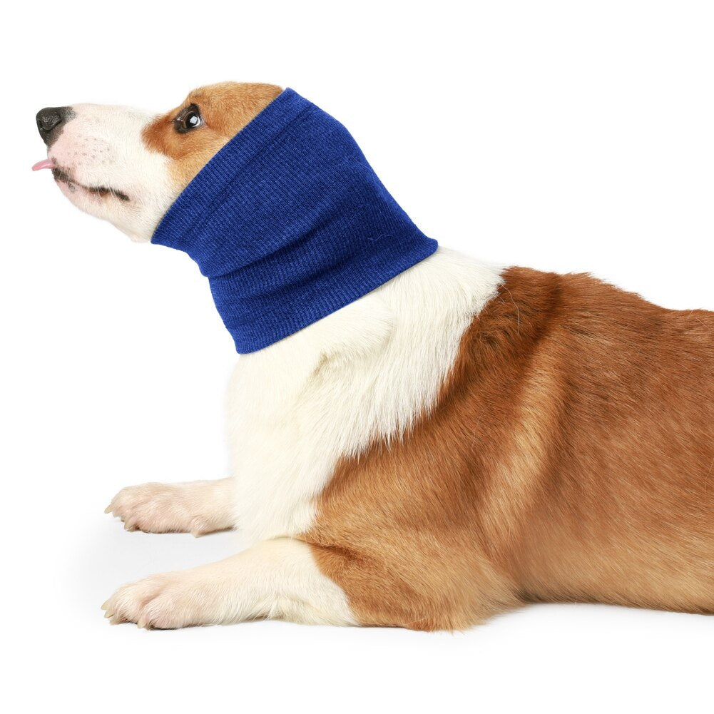 Dog Grooming Earmuff & Warm Headband To Cover Neck & Ears Noise Canceling Soundproof Anxiety Head Sleeve