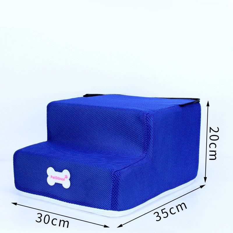 Dog Stairs 3 Steps Stairs for Small Dog or Cat Anti-slip Removable