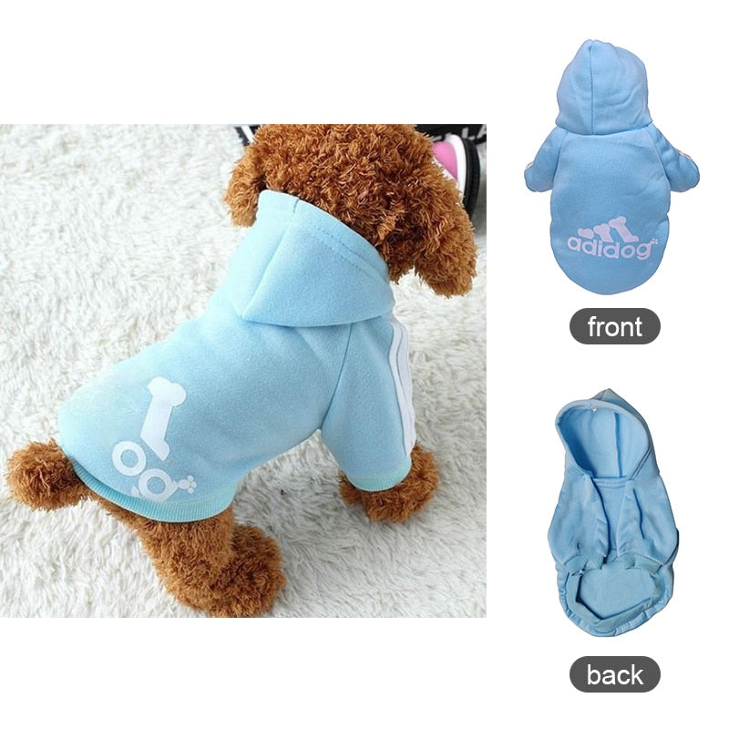 Soft Fleece Dogs Sports Wear Hoodies Warm Sweatshirt