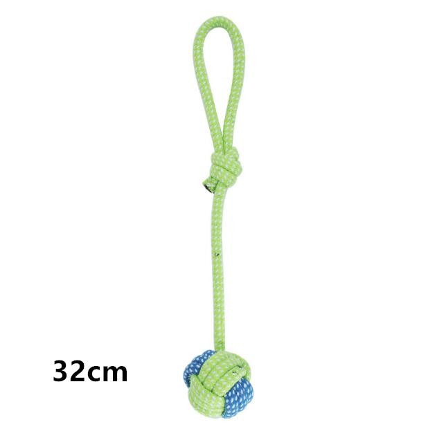 Dog Toys for Interactive Cotton Play with Rope & Ball