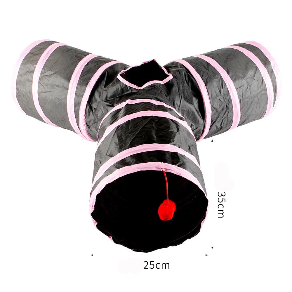 Cats Fold-able Tunnel Interactive Fun Toy