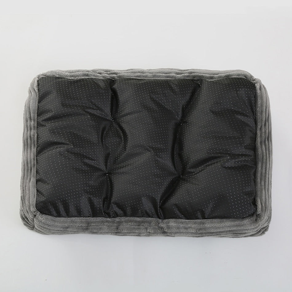 Plush Medium/Small Dog Calming Dog Bed