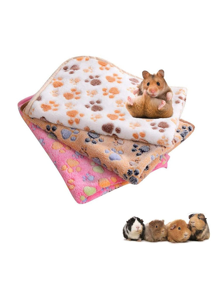 Small Pet Soft Warm Fleece Blanket