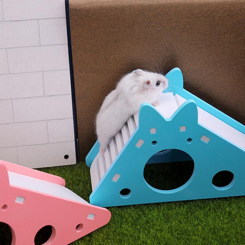 Hamster Slide For Small Fur Babies House Villa Cage Ladder Exercise