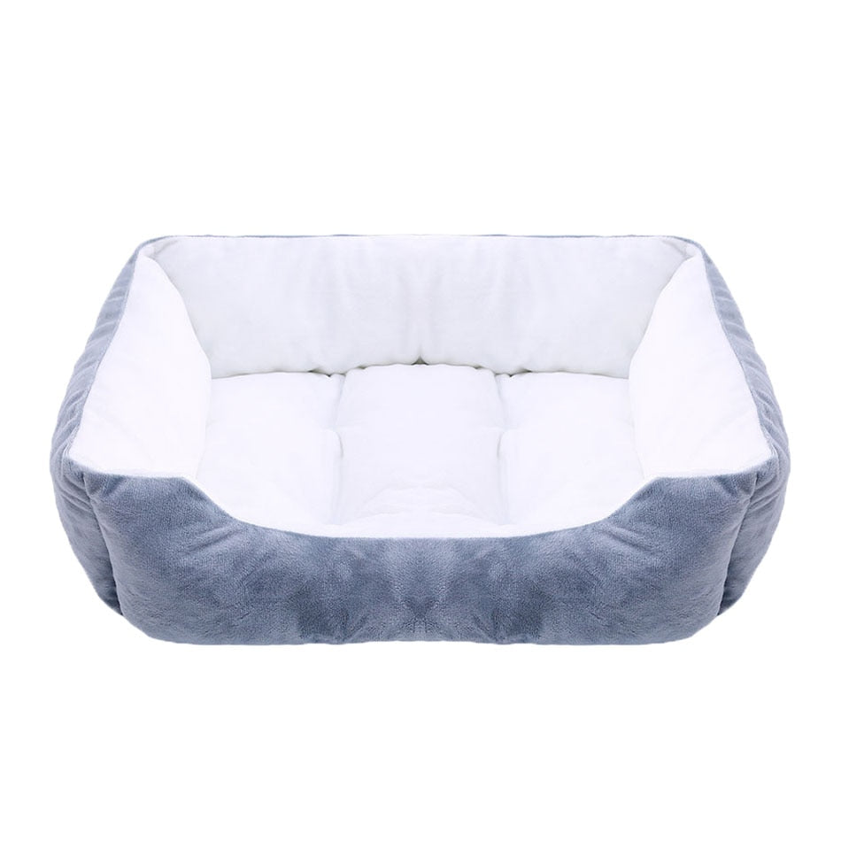 Plush Medium/Small Dog Calming Dog Bed