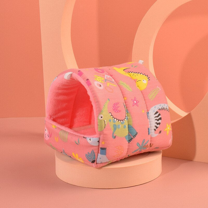 Mini Soft Animal Hammock/Nest Cushion House/Cave For Hamsters And Other Small Rodents