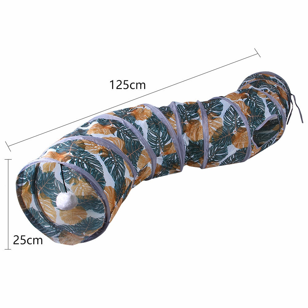 Cats Fold-able Tunnel Interactive Fun Toy