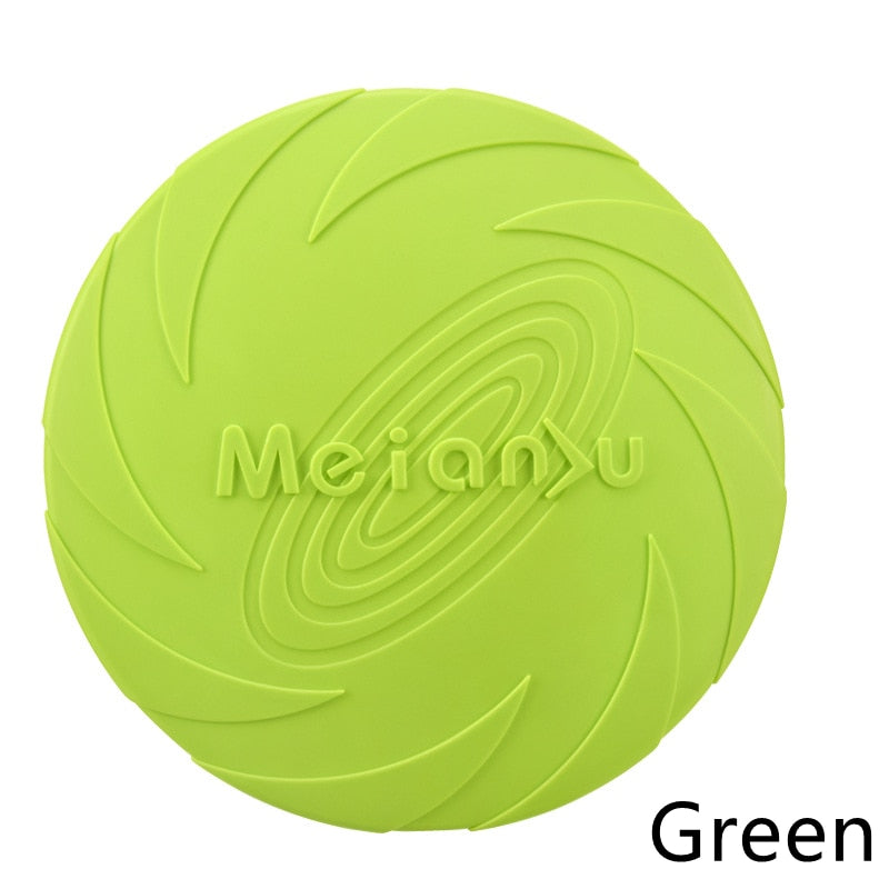 Dog Flying Disk Toy Silicone Material Environmentally Friendly Anti-Chew