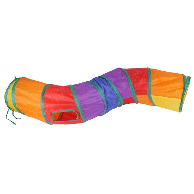Cats Fold-able Tunnel Interactive Fun Toy