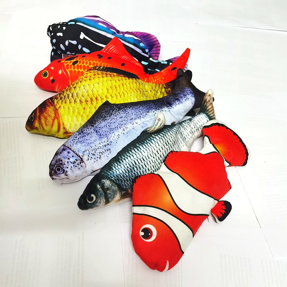 Interactive Electronic Floppy Fish Toys for Dogs