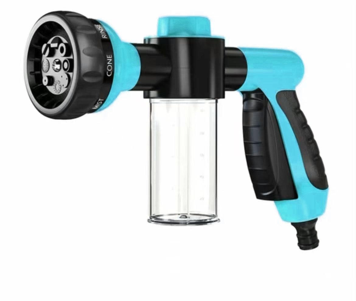 High-pressure Sprayer Nozzle Hose dog shower Gun 3 Mode Adjustable Water Foam Soap Sprayer