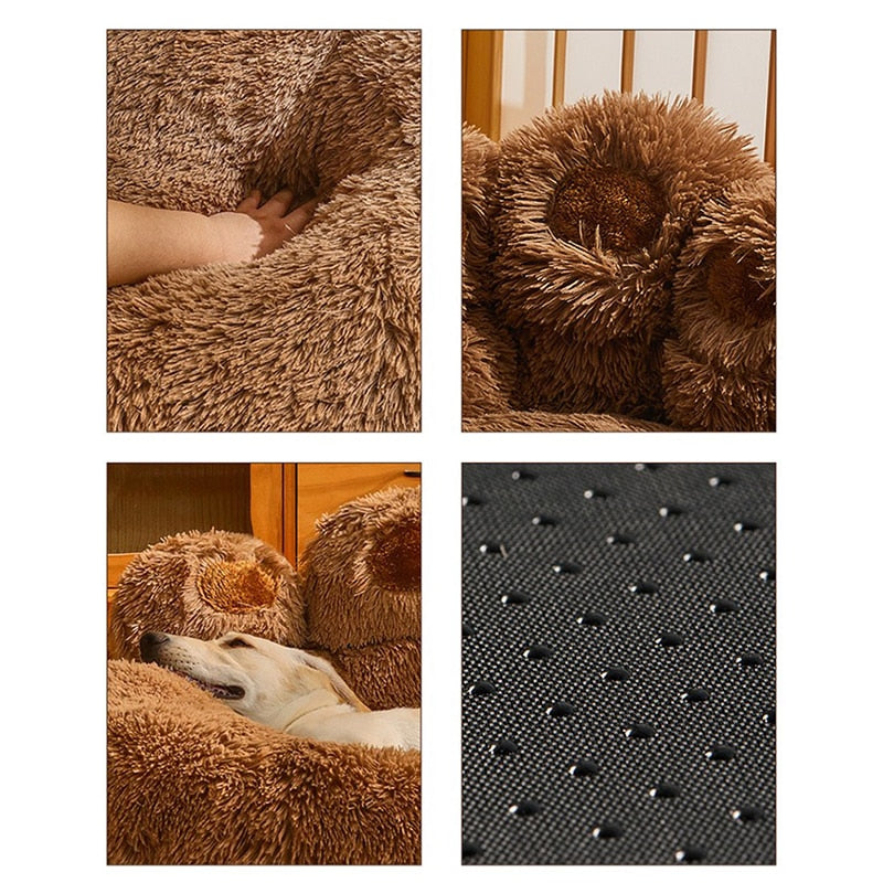Dog Warm Large Dog Bed Washable Plush Basket