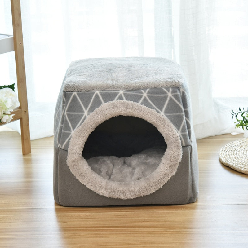 Soft House Bed for Dogs Cats & Small Animals