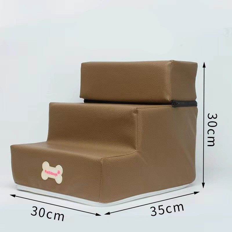 Dog Stairs 3 Steps Stairs for Small Dog or Cat Anti-slip Removable