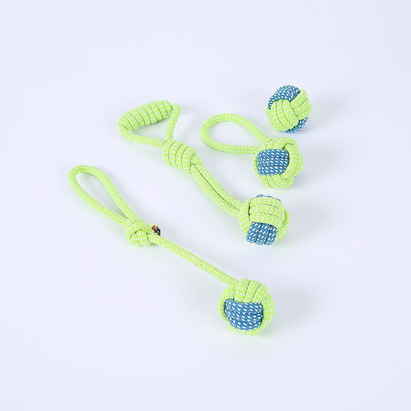 Dog Toys for Interactive Cotton Play with Rope & Ball