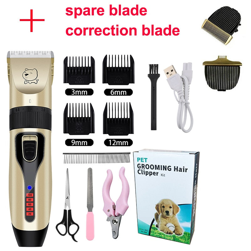 Electric Dog Clippers Professional Pet Hair Trimmer