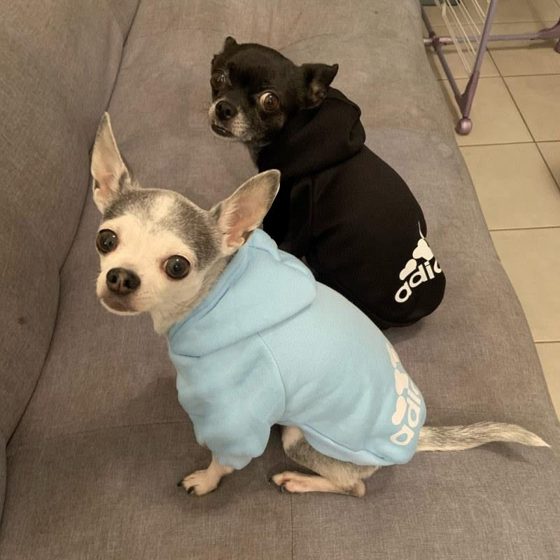 Soft Fleece Dogs Sports Wear Hoodies Warm Sweatshirt