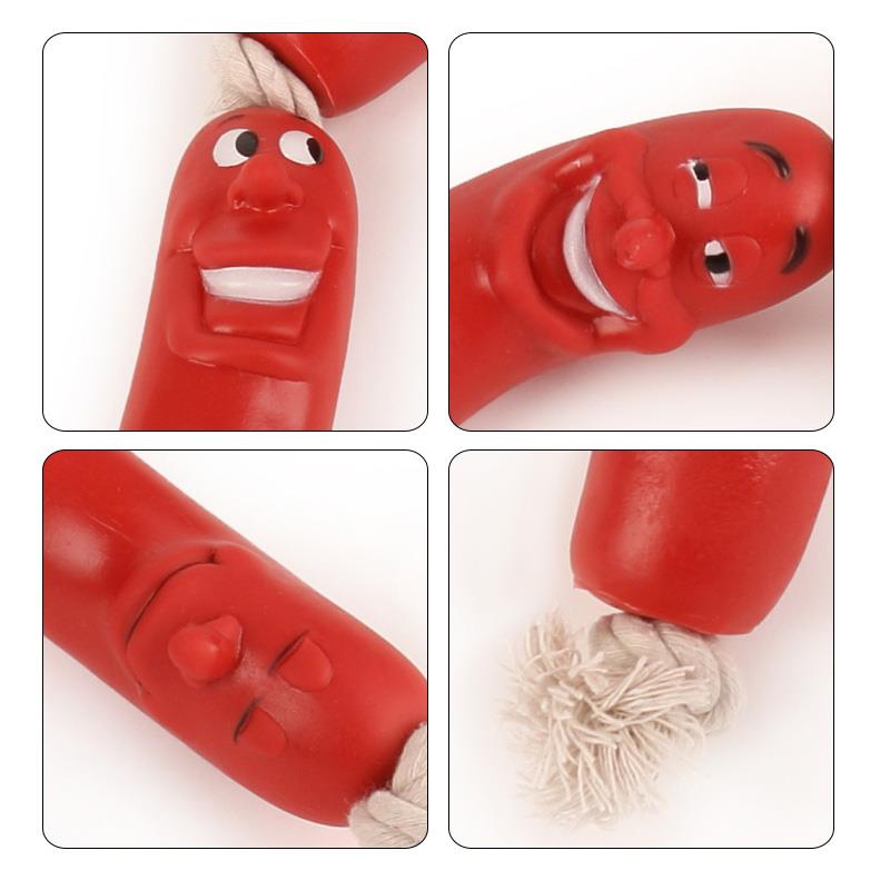Dog Toys Funny Sausage Shape For Puppies & Dogs
