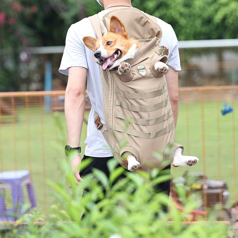 Front Dog Backpack Designer Shoulder Carrier Bag For Hiking Outdoors & Traveling