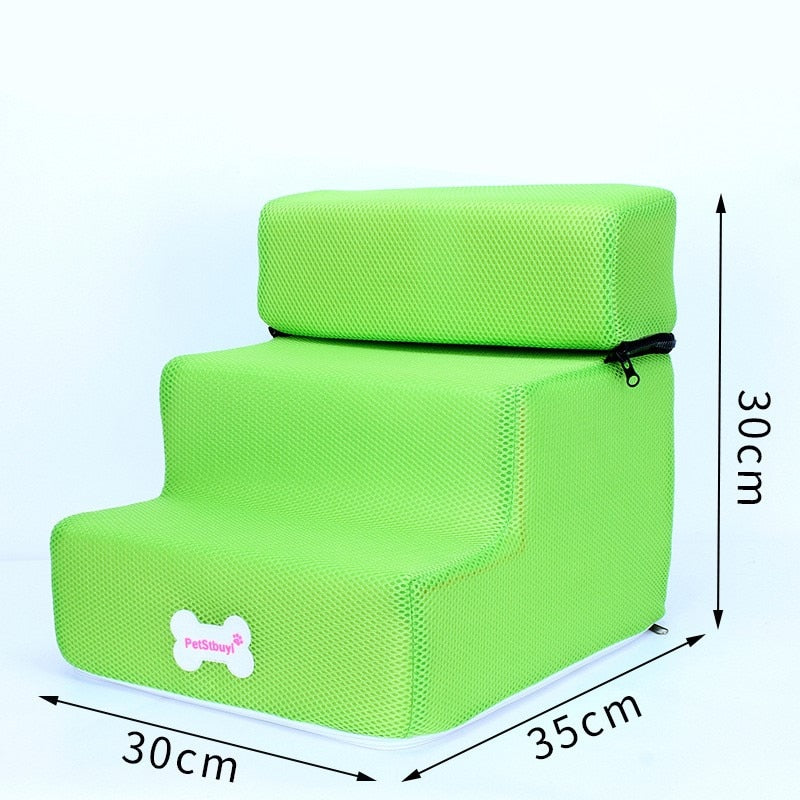Dog Stairs 3 Steps Stairs for Small Dog or Cat Anti-slip Removable