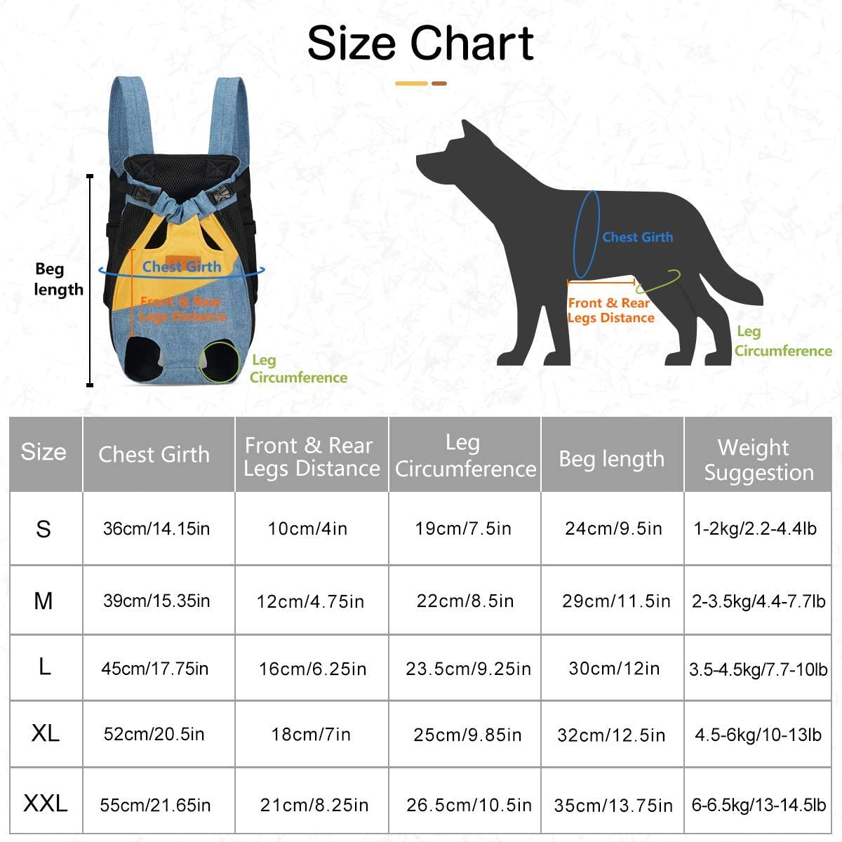 Mesh Dog Carrier Adjustable Backpack Breathable Outdoor Travel