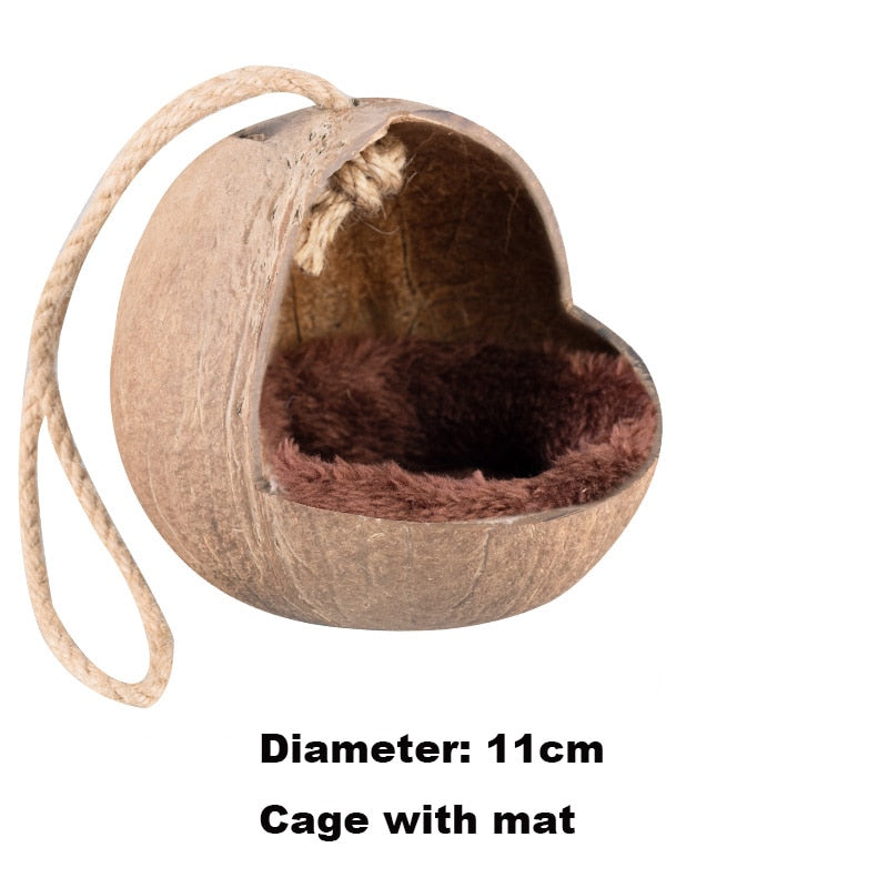 Natural Small Pet Coconut Nests