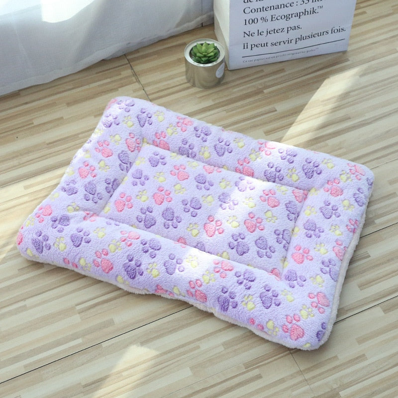 Soft Bed Mats Short Plush Pet Sleeping Bed Mats for Cats & Small Dogs