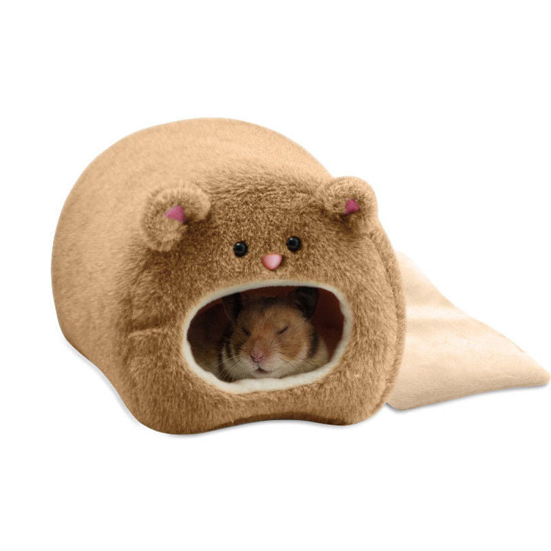 Soft Warm Bed House Hanging Nest & Mat for Hamsters and Other Small Rodents