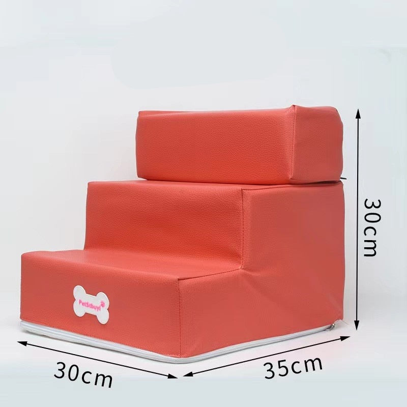 Dog Stairs 3 Steps Stairs for Small Dog or Cat Anti-slip Removable