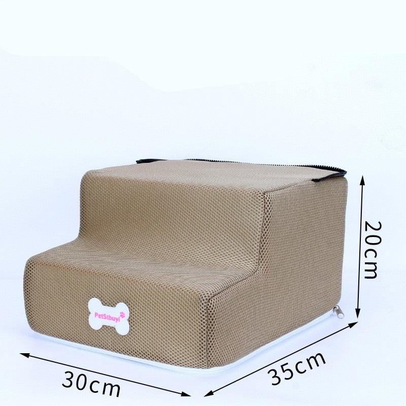 Dog Stairs 3 Steps Stairs for Small Dog or Cat Anti-slip Removable