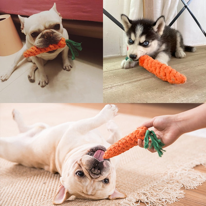 Dog Chew Made From Durable Braided Bite Resistant Cotton Great for Pups Too