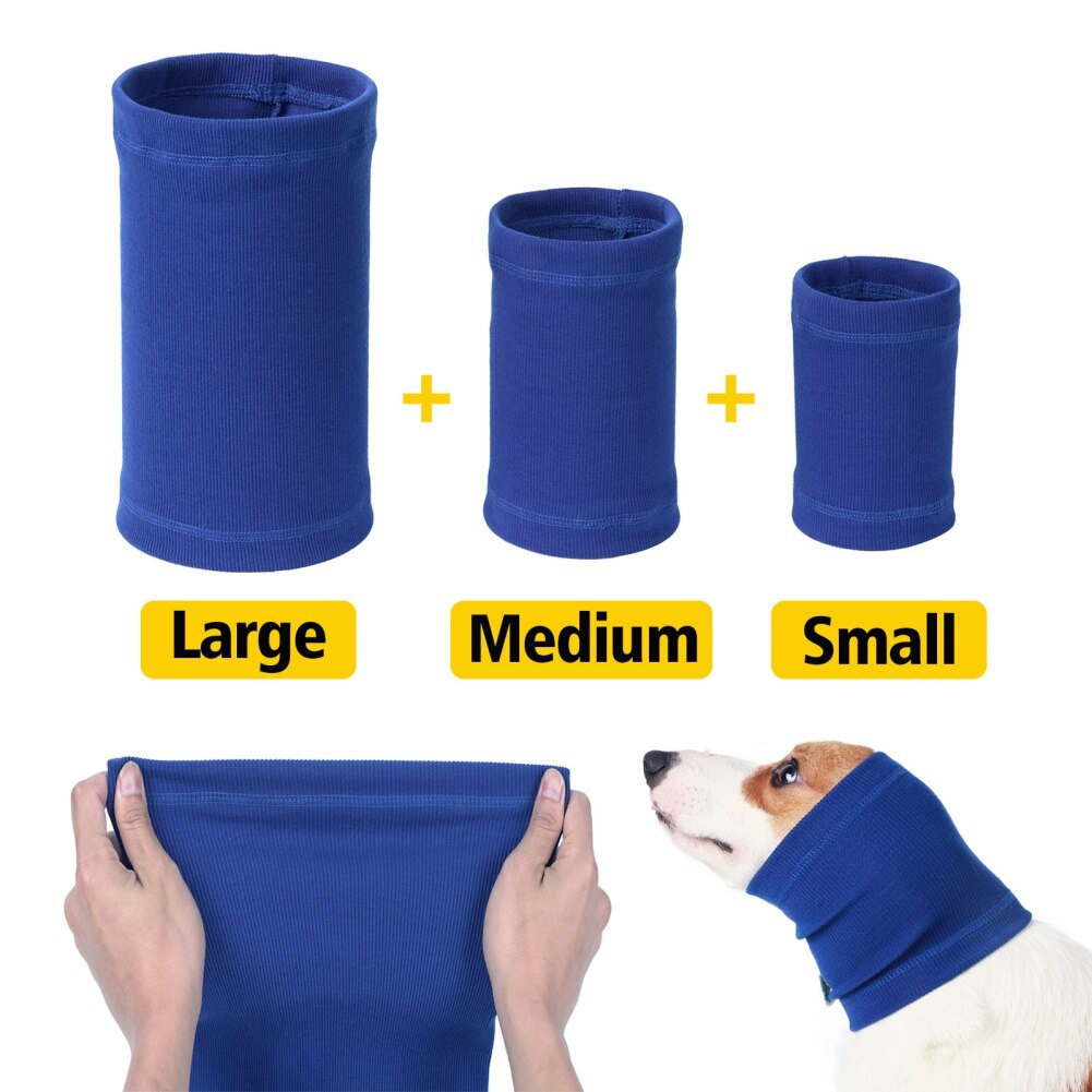 Dog Grooming Earmuff & Warm Headband To Cover Neck & Ears Noise Canceling Soundproof Anxiety Head Sleeve